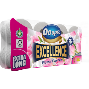 Ooops! Excellence Flower Essence 3-ply 8 rolls
